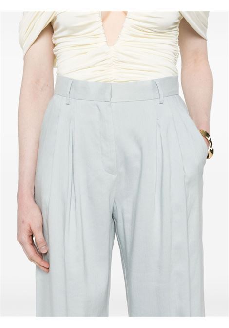 Light blue nathalie wide-leg trousers  - women THE ANDAMANE | TM150407ATNL009LGHTDNM